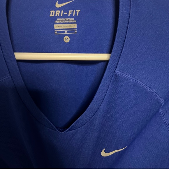 5/$100 Nike Blue dri-fit tee - Picture 3 of 3